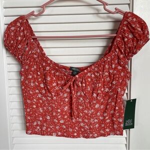 Wild Fable Floral Crop Top